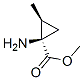 Cyclopropanecarboxylic acid, 1-amino-2-methyl-, methyl ester, (1R-trans)- (9CI) CAS#: 738554-17-1