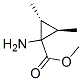 Cyclopropanecarboxylic acid, 1-amino-2,3-dimethyl-, methyl ester, (1alpha,2alpha,3beta)- (9CI) CAS#: 732213-65-9