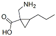 Cyclopropanecarboxylic acid, 1-(aminomethyl)-2-propyl- (9CI) CAS#: 724773-11-9