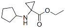 Cyclopropanecarboxylic acid, 1-(cyclopentylamino)-, ethyl ester (9CI) CAS#: 755039-57-7