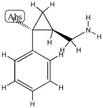 Cyclopropanemethanamine, 2-fluoro-2-phenyl-, (1R,2S)-rel- (9CI) CAS#: 748126-76-3
