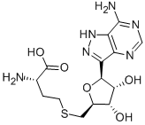 D-Ribitol, 5-S-(3-amino-3-carboxypropyl)-1-C-(7-amino-1H-pyrazolo(4,3- d)pyrimidin-3-yl)-1,4-anhydro-5-thio-, (1S,5(S))- CAS#: 75899-14-8