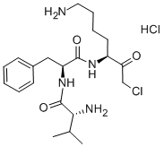 D-VAL-PHE-LYS CHLOROMETHYL KETONE, DIHYDROCHLORIDE CAS#: 75590-17-9