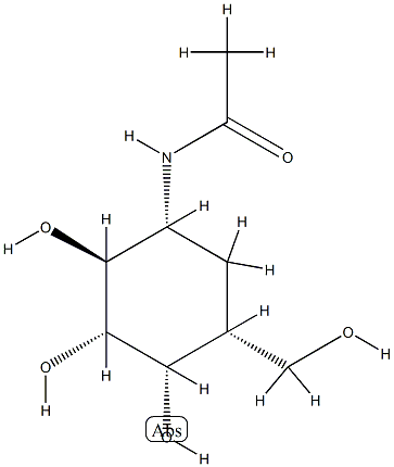 D-epi-Inositol, 1-(acetylamino)-1,2,3-trideoxy-3-(hydroxymethyl)- (9CI) CAS#: 795298-02-1