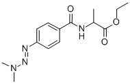DL-N-(p-(3,3-Dimethyltriazeno)benzoyl)alanine ethyl ester CAS#: 77386-88-0