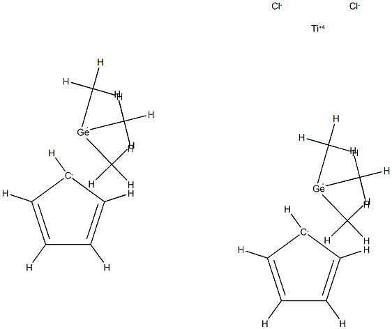 Dichlorobis(trimethylgermyl-pi-cyclopentadienyl)titanium CAS#: 79269-73-1