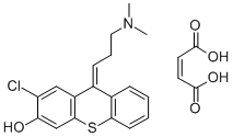(E)-2-Chloro-3-hydroxy-9-(3-dimethylaminopropylidene)thioxanthene hydr ogen maleate CAS#: 77602-69-8