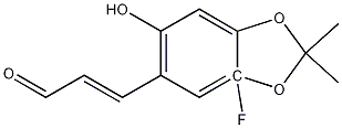 (E)-(4R)-4,5-Isopropylidene-dioxy-1-(2-hydroxy-5-fluorophenyl)propenone CAS#: 797054-16-1