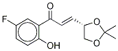 (E)-(4R)-4,5-Isopropylidene-dioxy-1-(2-hydroxy-5-fluorophenyl)propenone CAS#: 797054-17-2