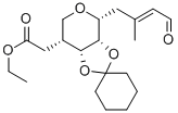 (E)-5,9-ANHYDRO-6,7-O-CYCLOHEXYLIDENE-2,3,4,8-TETRADEOXY-8-C-(ETHOXYCARBONYL)METHYL-3-METHYL-D-ALLO-NON-2-ENAL CAS#: 75452-43-6