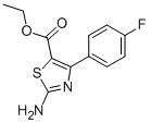 ETHYL 2-AMINO-4-(4-FLUOROPHENYL)THIAZOLE-5-CARBOXYLATE CAS#: 74476-50-9