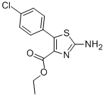 ETHYL 2-AMINO-5-(4-CHLOROPHENYL)-4-THIAZOLECARBOXYLATE CAS#: 77505-89-6