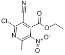 ETHYL 2-CHLORO-3-CYANO-6-METHYL-5-NITROPYRIDINE-4-CARBOXYLATE CAS#: 72701-63-4