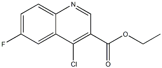 ETHYL 4-CHLORO-6-FLUOROQUINOLINE-3-CARBOXYLATE CAS#: 77779-49-8