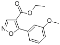 ETHYL-5-(3-METHOXYPHENYL)-ISOXAZOLE-4-CARBOXYLATE CAS#: 76344-81-5