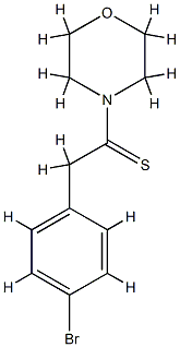 Ethanethione, 2-(4-broMophenyl)-1-(4-Morpholinyl)- CAS#: 77129-81-8