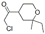 Ethanone, 2-chloro-1-(2-ethyltetrahydro-2-methyl-2H-pyran-4-yl)- (9CI) CAS#: 77554-95-1