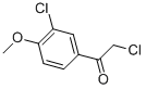 Ethanone, 2-chloro-1-(3-chloro-4-methoxyphenyl)- (9CI) CAS#: 79881-25-7