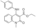 Ethyl 1-methyl-4-((4-methylphenyl)amino)-2-oxo-1,2-dihydro-3-quinoline carboxylate CAS#: 75483-10-2