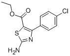 Ethyl 2-amino-4-(4-chlorophenyl)thiazole-5-carboxylate CAS#: 74476-53-2
