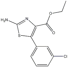 Ethyl 2-amino-5-(3-chlorophenyl)thiazole-4-carboxylate CAS#: 77505-90-9