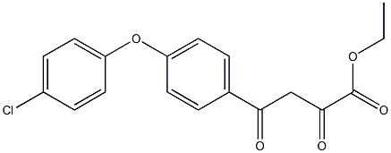 Ethyl 4-(4-(4-chlorophenoxy)phenyl)-2,4-dioxobutanoate CAS#: 74649-80-2