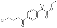 Ethyl 4-(4-chloro-1-oxobutyl)-alpha,alpha-dimethylbenzeneacetate CAS#: 76811-97-7