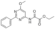 Ethyl ((6-methoxy-2-phenyl-4-pyrimidinyl)amino)oxoacetate CAS#: 75274-16-7