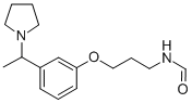 Formamide, N-(3-(3-(1-(1-pyrrolidinyl)ethyl)phenoxy)propyl)- CAS#: 78043-80-8