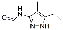 Formamide, N-(5-ethyl-4-methyl-1H-pyrazol-3-yl)- CAS#: 75077-06-4