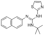 Guanidine, 1-tert-butyl-2-(2-naphthyl)-3-(2-thiazolyl)- CAS#: 72041-76-0