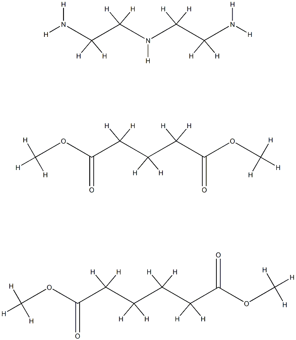 Hexanedioic acid, dimethyl ester, polymer with N-(2-aminoethyl)-1,2-ethanediamine and dimethyl pentanedioate CAS#: 75701-46-1