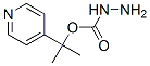 Hydrazinecarboxylic acid, 1-methyl-1-(4-pyridinyl)ethyl ester (9CI) CAS#: 72039-25-9