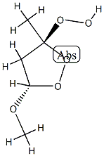 Hydroperoxide, (3R,5R)-5-methoxy-3-methyl-1,2-dioxolan-3-yl, rel- (9CI) CAS#: 717888-59-0