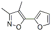 Isoxazole, 5-(2-furanyl)-3,4-dimethyl- (9CI) CAS#: 75601-30-8