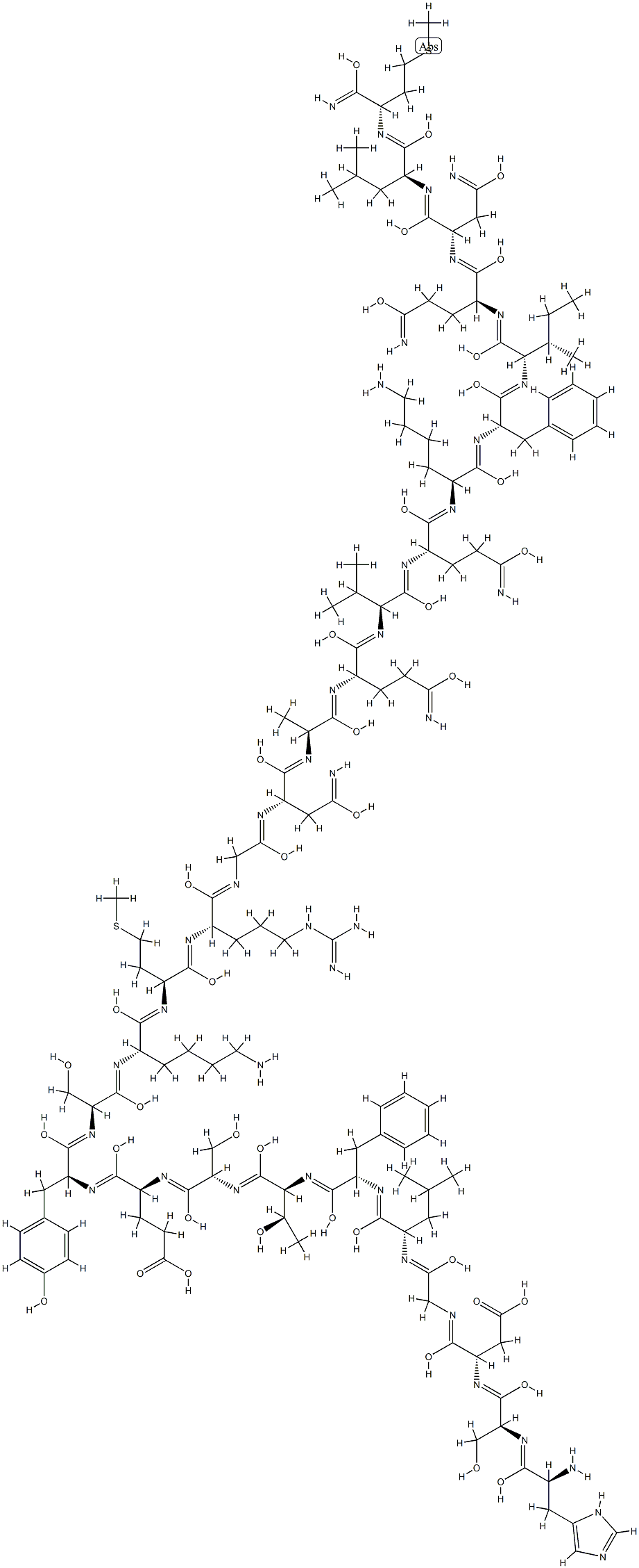 L-His-L-Ser-L-Asp-Gly-L-Leu-L-Phe-L-Thr-L-Ser-L-Glu-L-Tyr-L-Ser-L-Lys-L-Met-L-Arg-Gly-L-Asn-L-Ala-L-Gln-L-Val-L-Gln-L-Lys-L-Phe-L-Ile-L-Gln-L-Asn-L-Leu-L-Met-NH2 CAS#: 76363-27-4