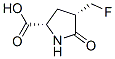 L-Proline, 4-(fluoromethyl)-5-oxo-, (4S)- (9CI) CAS#: 728034-36-4