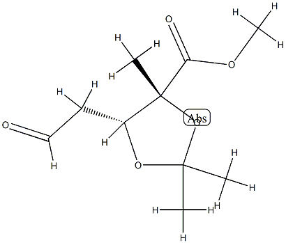 L-erythro-Penturonic acid, 2-deoxy-4-C-methyl-3,4-O-(1-methylethylidene)-, methyl ester (9CI) CAS#: 777076-78-5