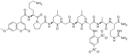 MCA-LYS-PRO-LEU-GLY-LEU-DAP(DNP)-ALA-ARG-NH2 CAS#: 720710-69-0