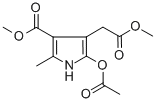 METHYL 5-(ACETYLOXY)-4-(2-METHOXY-2-OXOETHYL)-2-METHYL-1H-PYRROLE-3-CARBOXYLATE CAS#: 77978-85-9