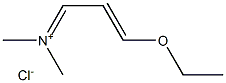 MethanaMiniuM, N-(3-ethoxy-2-propenylidene)-N-Methyl-, chloride, (E)- (9CI) CAS#: 79453-82-0