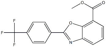 Methyl 2-(4-trifluoroMethylphenyl)benzooxazole-7-carboxylate CAS#: 729591-83-7