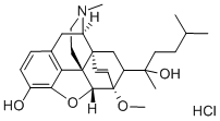 Morphinan-3-ol, 6,14-endoetheno-4,5-alpha-epoxy-7-(2-hydroxy-5-methyl- 2-hexyl)-6-methoxy-17-methyl-, hydrochloride CAS#: 74111-36-7