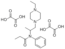 N-(1-Methyl-2-(4-ethylpiperazino)ethyl)propionanilide dioxalate CAS#: 77562-94-8
