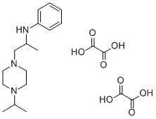 N-(1-Methyl-2-(4-isopropylpiperazino)ethyl)aniline dioxalate CAS#: 77562-86-8