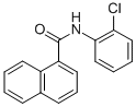 N-(2-CHLOROPHENYL)-1-NAPHTHAMIDE CAS#: 77791-09-4
