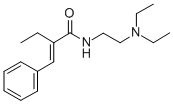 N-(2-(Diethylamino)ethyl)-alpha-ethylcinnamamide CAS#: 77945-05-2