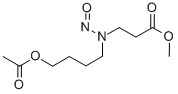 N-(2-Methoxycarbonylethyl)-N-(1-acetoxybutyl)nitrosamine CAS#: 79448-03-6