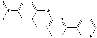 N-(2-Methyl-4-nitrophenyl)-4-(3-pyridinyl)-2-pyrimidinamine CAS#: 796738-71-1