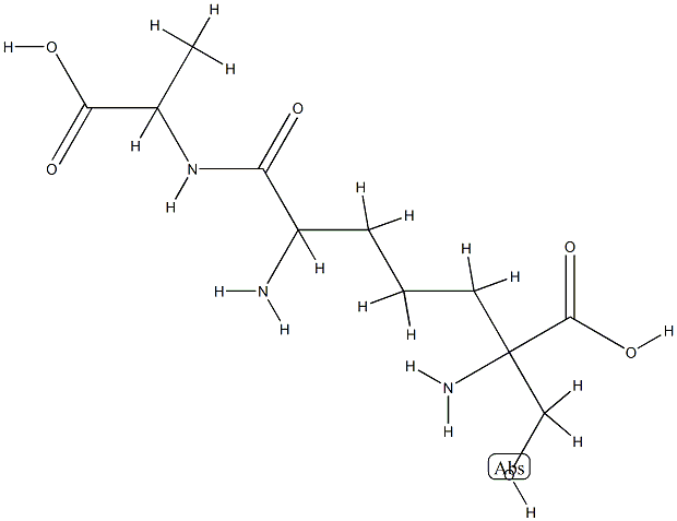 N-(2,6-diamino-6-hydroxymethylpimelyl)alanine CAS#: 77625-76-4